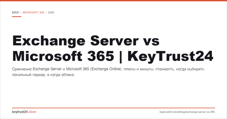 Exchange Server vs Microsoft 365