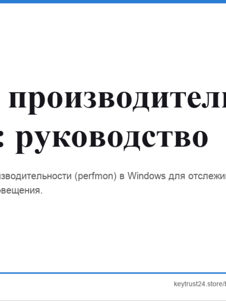 монитор производительности windows perfmon keytrust24.store